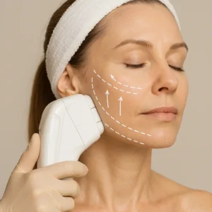 Woman having HI-FU to reduce wrinkles call LA LIPO St John's Wood Now!